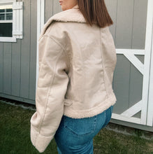 Load image into Gallery viewer, Carefree Oversized Moto Jacket
