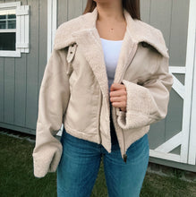 Load image into Gallery viewer, Carefree Oversized Moto Jacket
