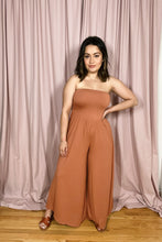Load image into Gallery viewer, Copper Strapless Jumpsuit
