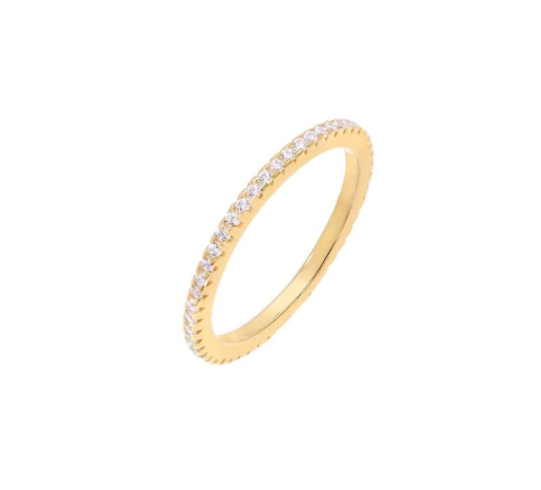 Thin Pave Ring