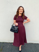 Load image into Gallery viewer, Veronica Pleated Midi Dress - FINAL SALE
