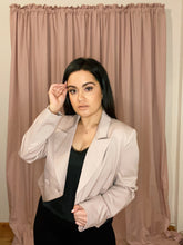 Load image into Gallery viewer, She Means Business Cropped Blazer
