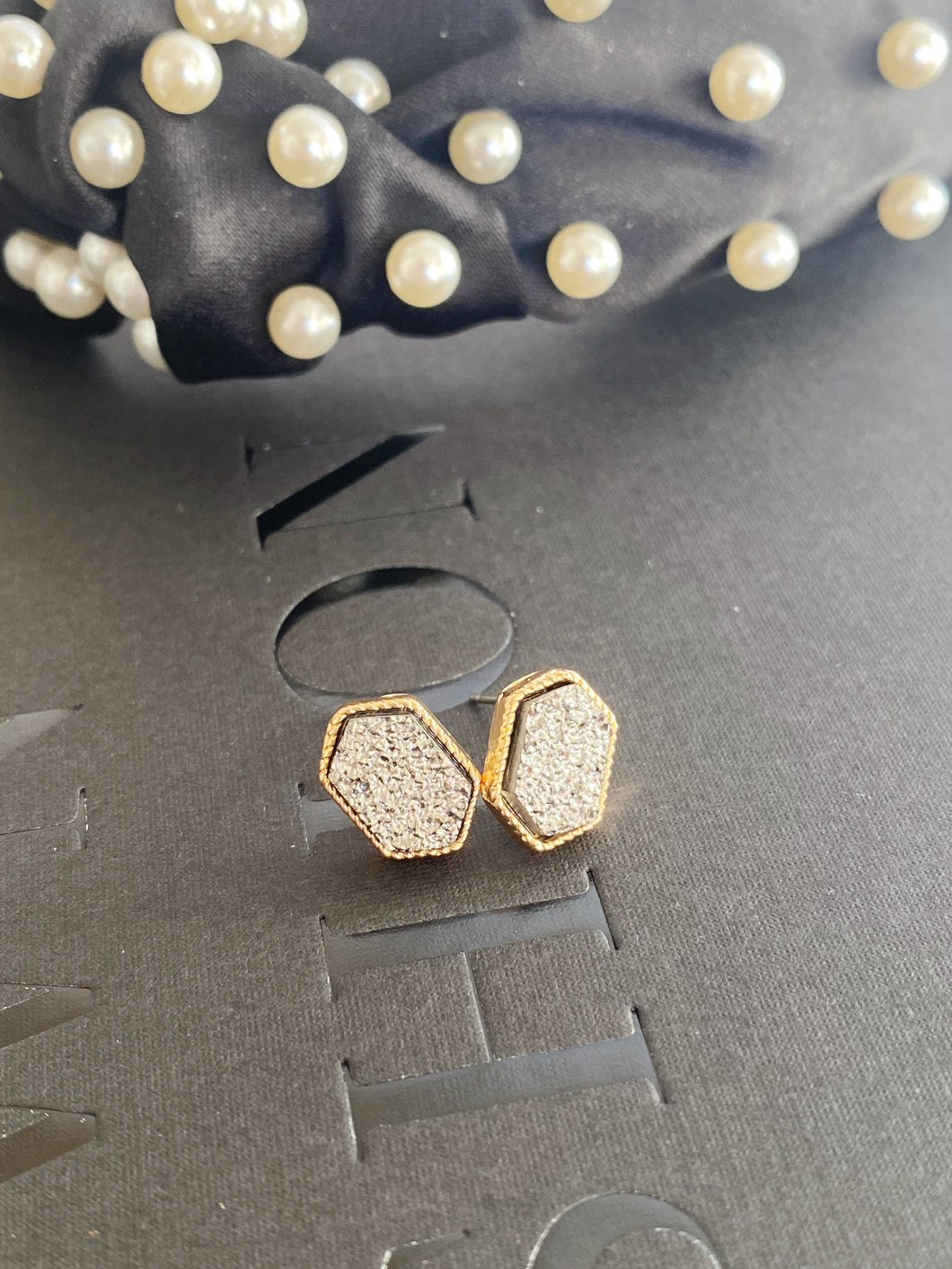 Charmed Stone Stud Earrings