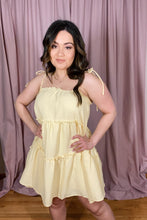 Load image into Gallery viewer, She&#39;s So Golden Babydoll Dress-Yellow
